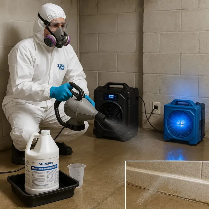Sanitization and Odor Removal process in Chester, VT